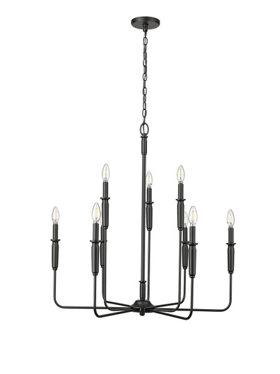 Savanne Nine Light Chandelier in Matte Black (59|29309-MB)