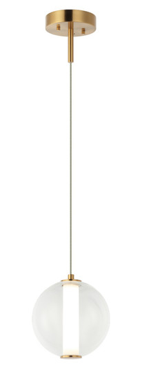 Belange LED Pendant in Aged Gold Brass (423|C69611AGCL)
