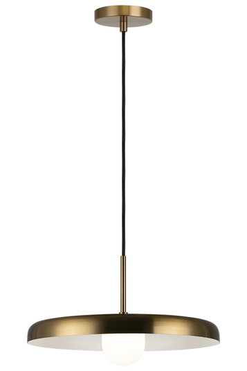 Creston LED Pendant in Aged Gold Brass (423|C34421AGOP)