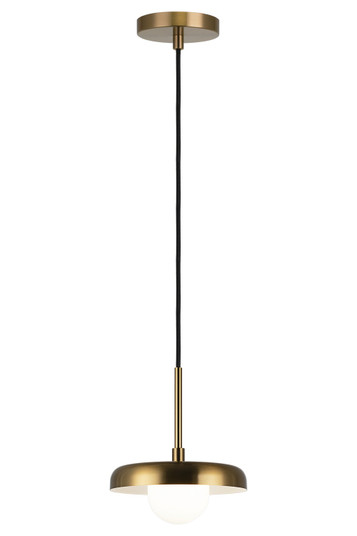 Creston LED Pendant in Aged Gold Brass (423|C34401AGOP)