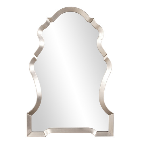 Nadia Mirror in Bright Silver Leaf (204|92062)