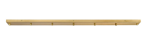 Multi Point Canopy Seven Light Ceiling Plate in Modern Gold (224|CP5407L-MGLD)
