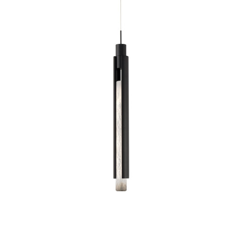 Saber LED Mini Pendant in Black (281|PD-48424-BK)