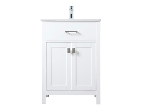 Harrison SIngle Bathroom Vanity in White (173|VF28824WH)