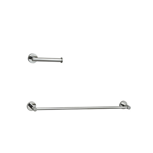 Alma 2-Piece Bathroom Hardware Set in Chrome (173|HWB-11S2PCH)