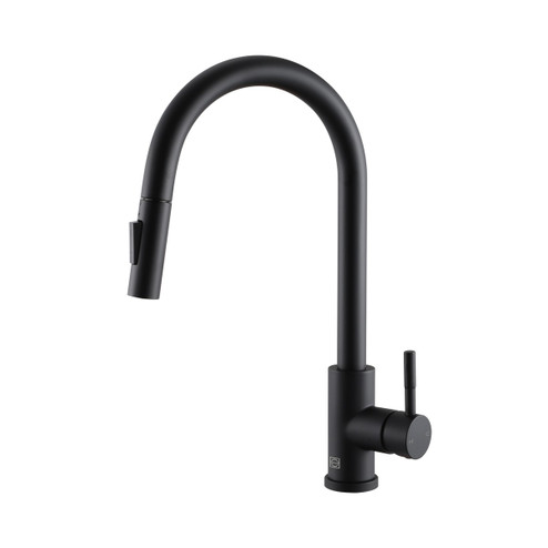 Luca Kitchen Faucet in Matte Black (173|FAK-306MBK)