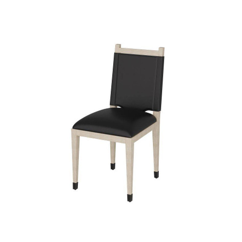 Burdock Dining Chair in Graphite Leather (314|FRI08)