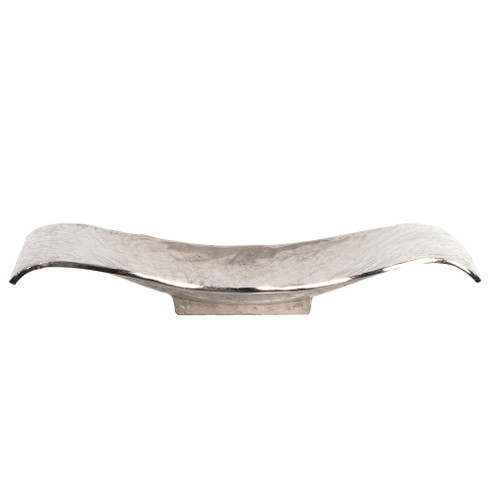 Scrolled Metal Tray Tray / Wall Art in Silver (204|35031)