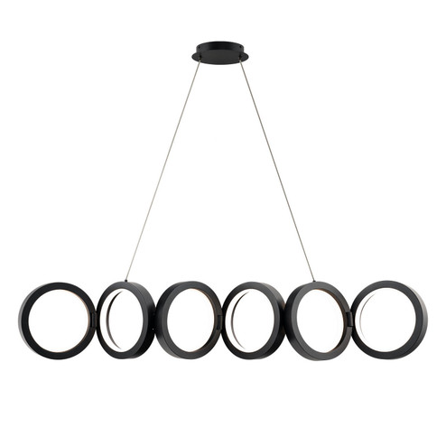 Cabot LED Linear Pendant in Black (34|PD-53448-40-BK)