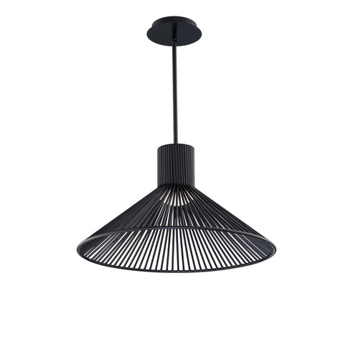 Cappe LED Pendant in Black (34|PD-17421-40-BK)