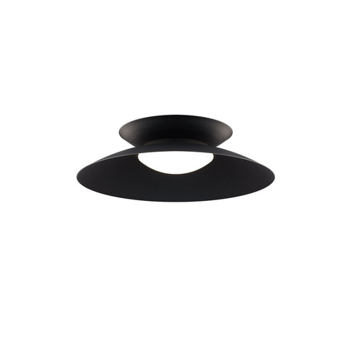 Miso LED Flush Mount in Black (34|FM-11422-40-BK)