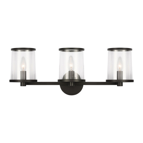 Reynolds Three Light Vanity in Aged Iron (454|LV1083AI) Reynolds Three Light Vanity in Aged Iron (454|LV1083AI)