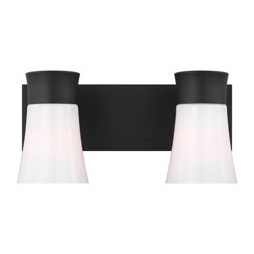 Roy Two Light Vanity in Midnight Black (454|DJV1082MBK)