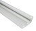 Extrusion Step Mounting Channel End Cap in White (303|PE-STEP-RIGHT)
