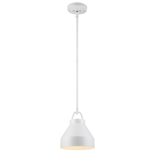 One Light Pendant in White (110|PND-2241 WH)