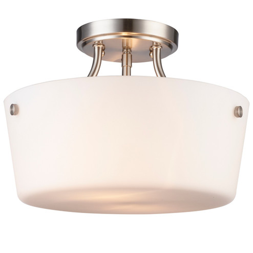 Two Light Flush Mount in Brushed Nickel (110|70527-2 BN)