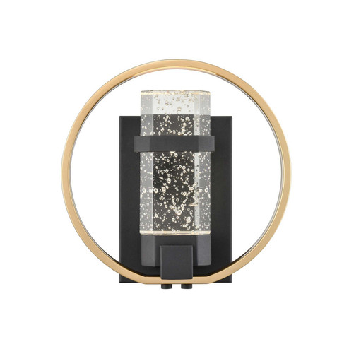 Ombre LED Outdoor Wall Sconce in Brass / Charcoal Black (508|KXW0410S-EG)