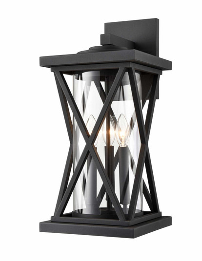 Stellato Three Light Outdoor Wall Sconce in Charcoal Black (508|KXW0401L-3)