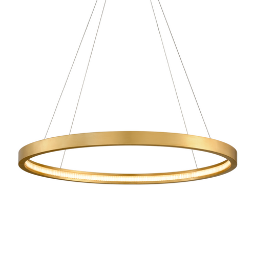 Jasmine LED Chandelier in Gold Leaf (68|284-43-GL)