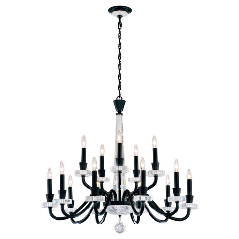 Amadeus 15 Light Chandelier in Black (53|S9338-51OH)