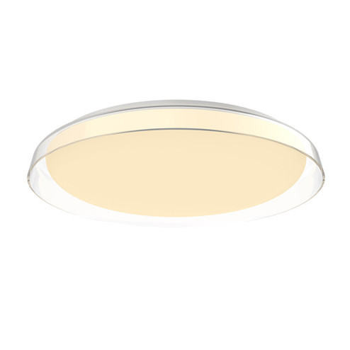 Hampton LED Flush Mount in Clear (347|FM43121-CL-5CCT)