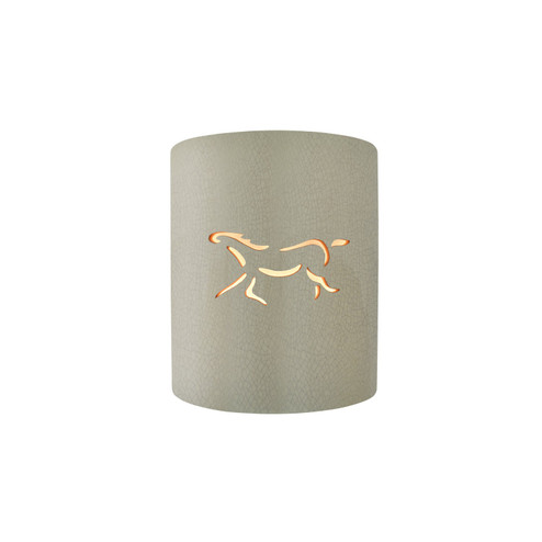 Sun Dagger One Light Outdoor Wall Sconce in Celadon Green Crackle (102|CER-9010W-CKC-HRSE)