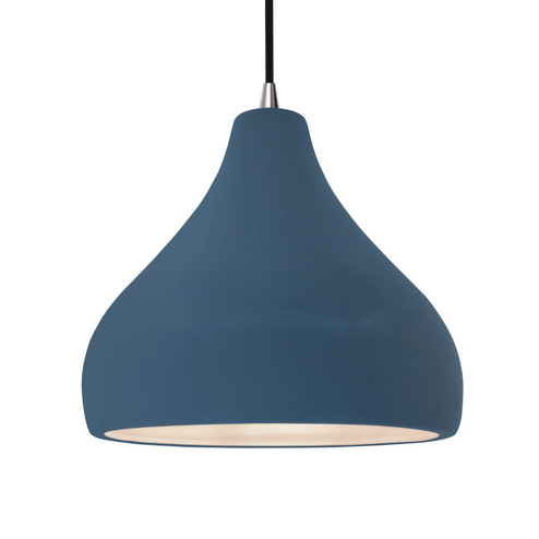 Radiance One Light Pendant in Midnight Sky (102|CER-6565-MID-NCKL-BKCD)
