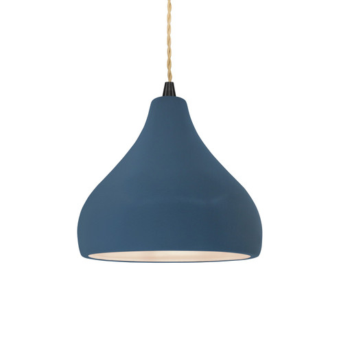 Radiance One Light Pendant in Midnight Sky (102|CER-6560-MID-MBLK-BEIG-TWST)