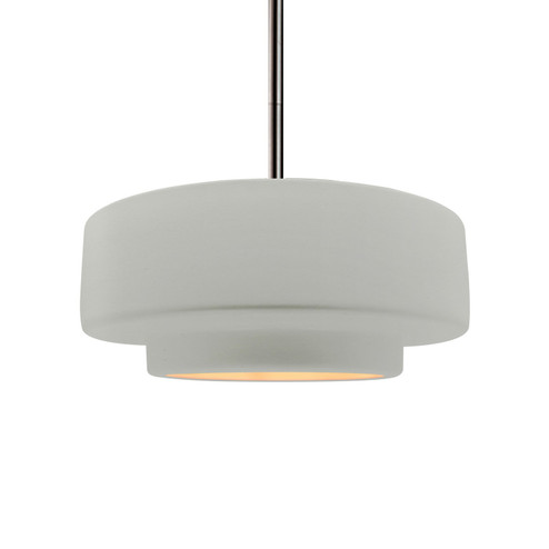 Radiance One Light Pendant in Matte White w/ Champagne Gold (102|CER-6543-MTGD-NCKL-RIGID)