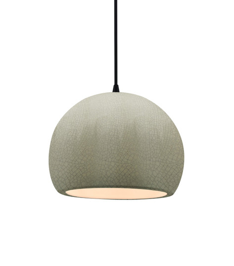 Radiance One Light Pendant in Celadon Green Crackle (102|CER-6530-CKC-MBLK-BKCD)
