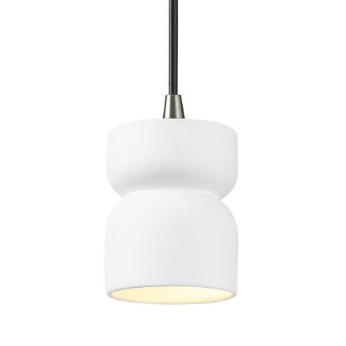 Radiance One Light Pendant in Hammered Iron (102|CER-6500-HMIR-ABRS-BEIG-TWST)