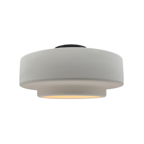 Radiance One Light Semi-Flush Mount in Bisque (102|CER-6363-BIS-MBLK)