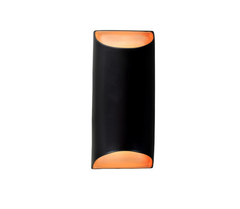 Ambiance LED Outdoor Wall Sconce in Carbon Matte Black w/ Champagne Gold (102|CER-5755W-CBGD)