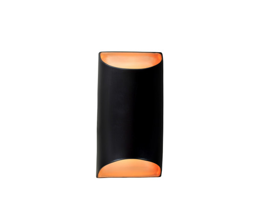 Ambiance One Light Wall Sconce in Carbon Matte Black w/ Champagne Gold (102|CER-5750-CBGD)