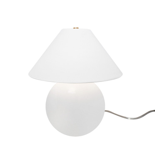 Portable Two Light Portable in Gloss White (outside and inside of fixture) (102|CER-2545-WTWT)