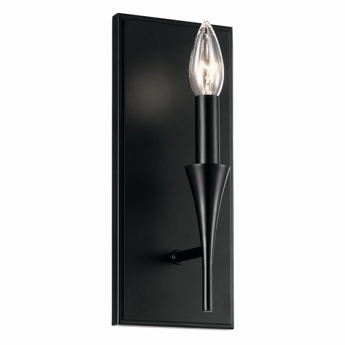 Alvaro One Light Wall Sconce in Black (12|52694BK)