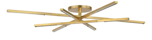 Cityscape LED Flush Mount in Hand Rubbed Antique Brass (182|SLFM56727CCHAB) Cityscape LED Flush Mount in Hand Rubbed Antique Brass (182|SLFM56727CCHAB)