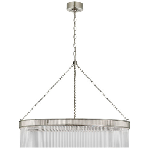 Menil LED Chandelier in Polished Nickel (268|MF 5175PN-CG) Menil LED Chandelier in Polished Nickel (268|MF 5175PN-CG)
