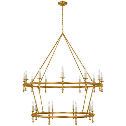 Classic LED Chandelier in Antique-Burnished Brass (268|CHC 5825AB) Classic LED Chandelier in Antique-Burnished Brass (268|CHC 5825AB)
