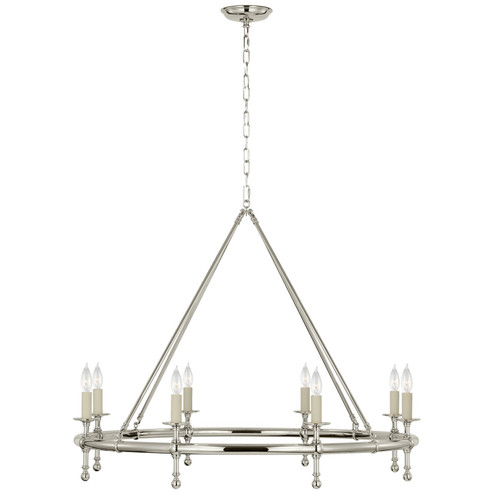 Classic LED Chandelier in Polished Nickel (268|CHC 5819PN)