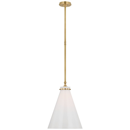 Parkington LED Pendant in Antique-Burnished Brass (268|CHC 5532AB-WG) Parkington LED Pendant in Antique-Burnished Brass (268|CHC 5532AB-WG)