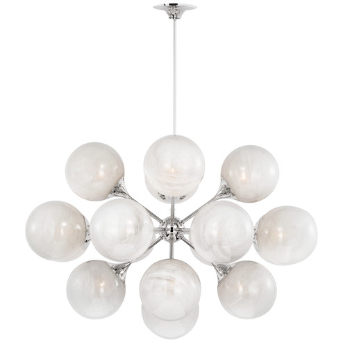 Cristol LED Chandelier in Polished Nickel (268|ARN 5404PN-WG)