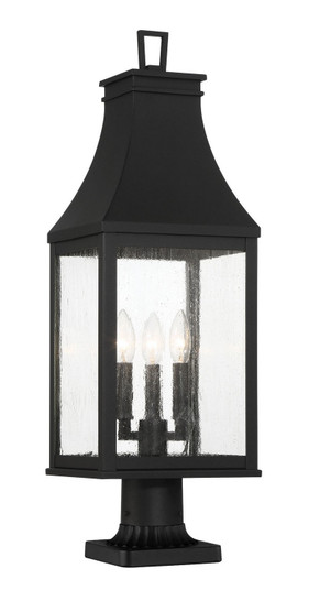 Bershire Three Light Outdoor Post Mount in Black (90|909308)