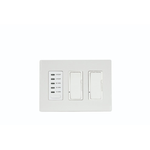 2 Dimmer And 1 Timer For Use With Control Boxes in White (40|EFSWTD2)