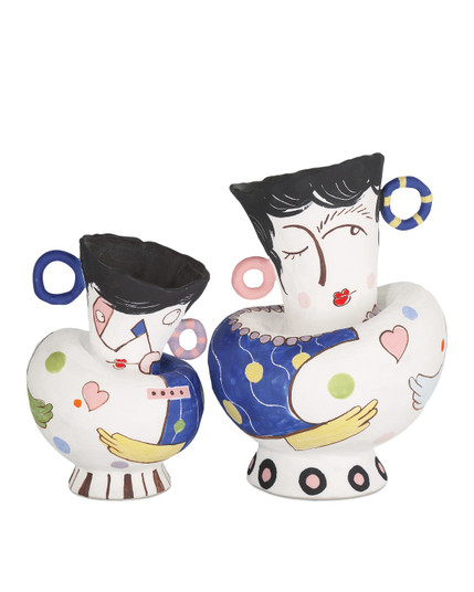 Osamu Objects Set of 2 Objects Set of 2 in White/Multicolor (142|1200-0864)
