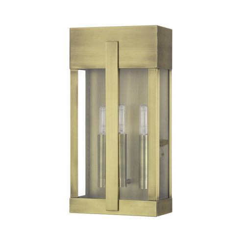 Berksford Two Light Outdoor Wall Lantern in Antique Brass (107|28963-01)