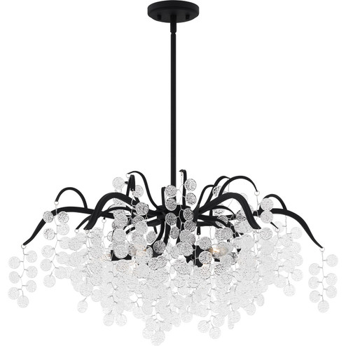 Maple Six Light Chandelier in Earth Black (10|MAP5028EK)