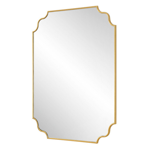 Lennyn Mirror in Antiqued Gold Leaf (52|09987)