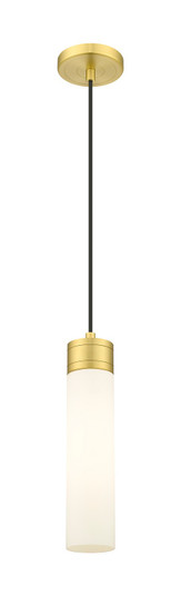 Downtown Urban One Light Mini Pendant in Satin Gold (405|617-1P-SG-G617-11WH)