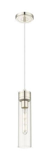 Downtown Urban One Light Mini Pendant in Polished Nickel (405|617-1P-PN-G617-11CL)